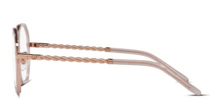 Tory Burch TY1075 Pink, Rose Gold glasses - Pink / Rose Gold - Side View