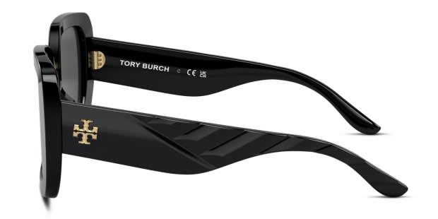 Tory Burch TY7179U Shiny Black Prescription Sunglasses - 50  display picture 2