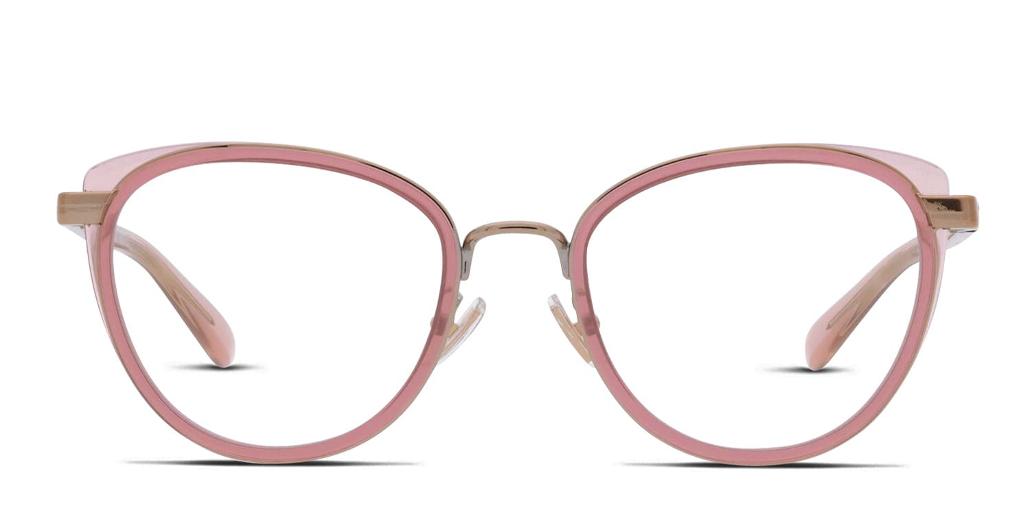 Coach HC5154 Clear , Gold , Pink Eyeglasses | Includes FREE Rx Lenses