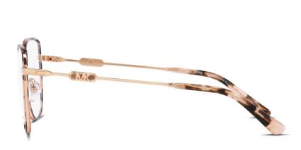 Michael Kors MK3066J Empire Round Gold , Pink , Tortoise glasses - Gold / Pink / Tortoise - Side View