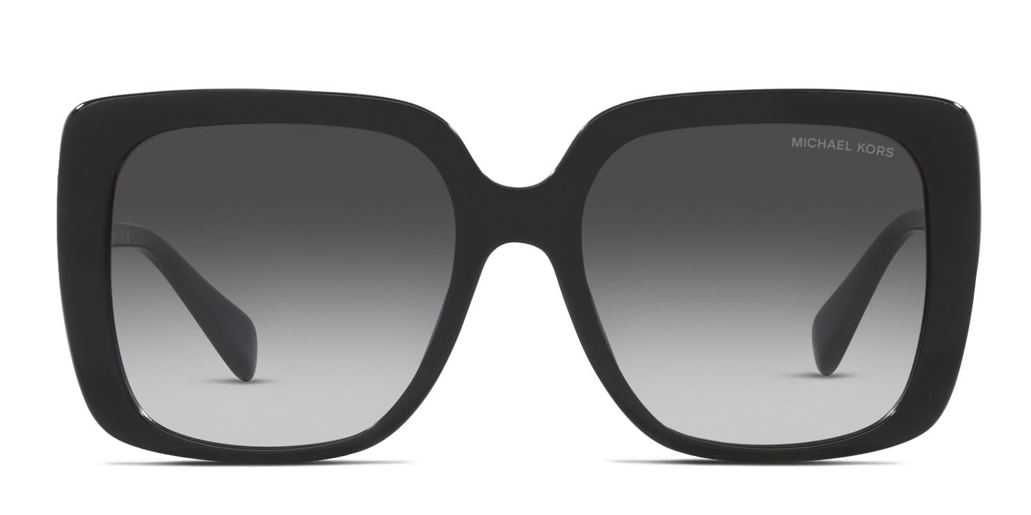 Michael Kors MK2183U Mallorca Universal Fit Black , Gray glasses - Black / Gray - Frontal View