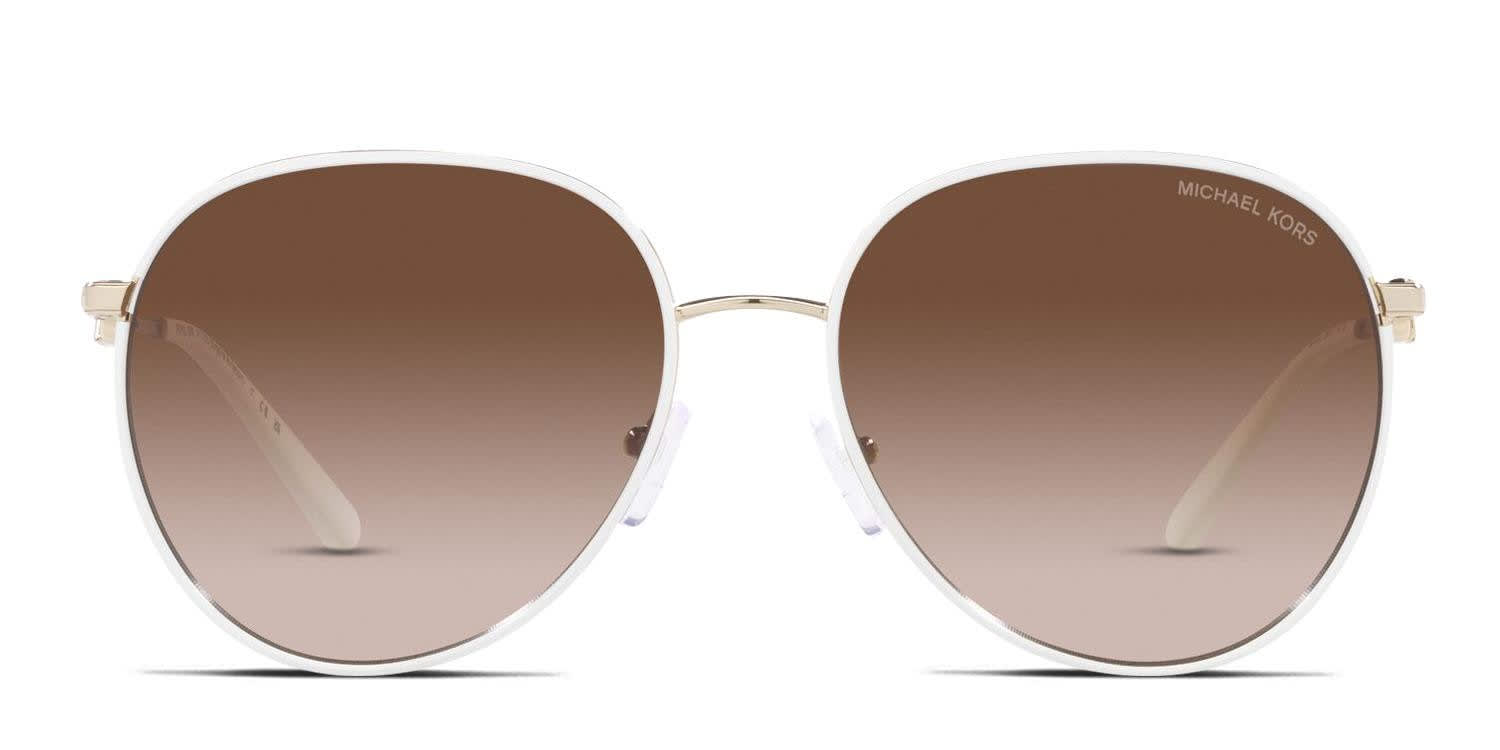 Michael Kors MK1128J Empire Aviator White, Gold Prescription