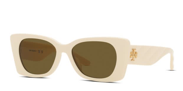 Tory burch hot sale white sunglasses