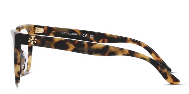 Tory Burch glasses‎ brown tortoise shell  and gold accents Tory Burch TY7187U M (53 - 18) with Brown lenses and  main image 3