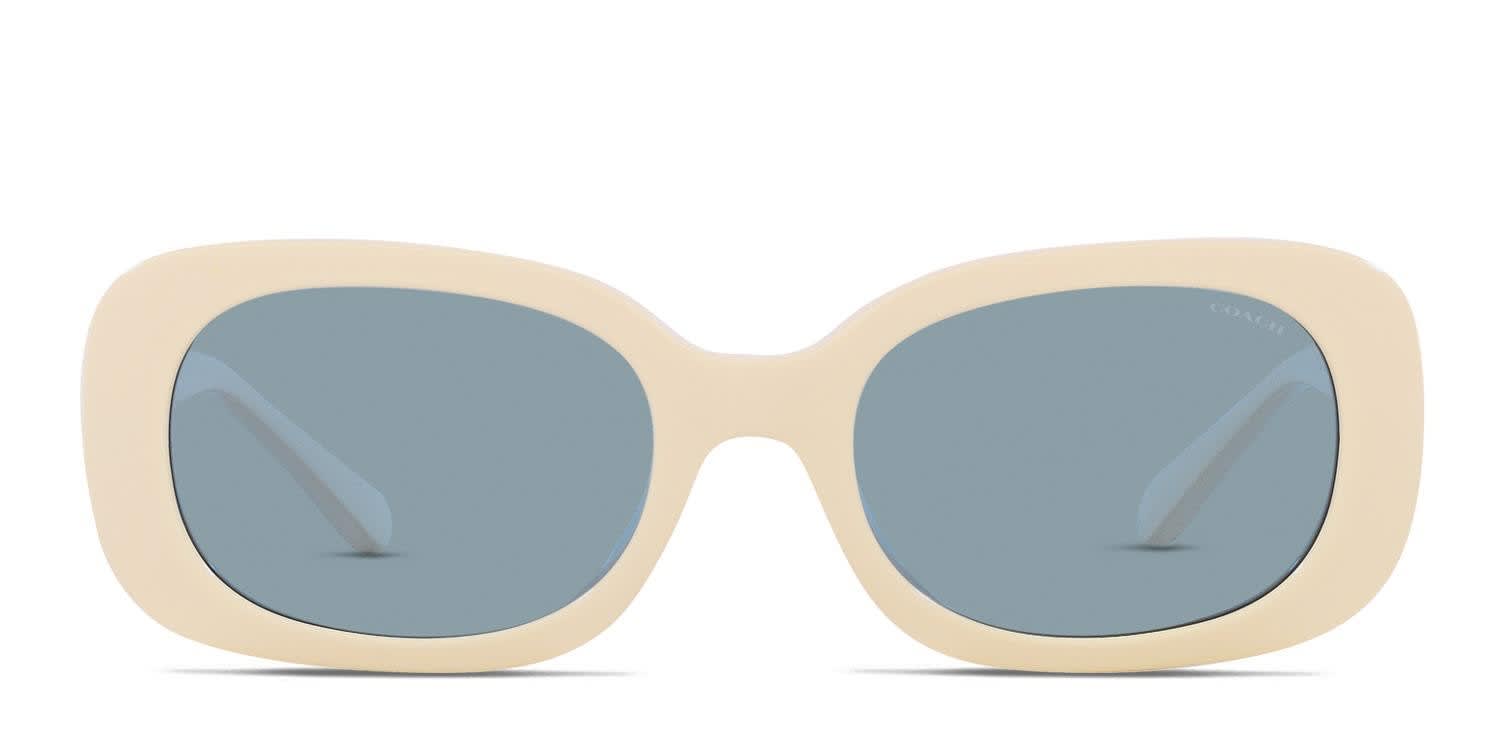 Coach HC8358U White Prescription Sunglasses - 50% Off Lenses display picture 2