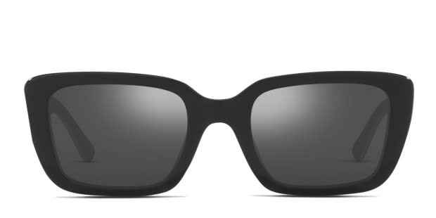 Prada PR17WS Symbole Shiny Black Prescription Sunglasses - 50% Off Lenses