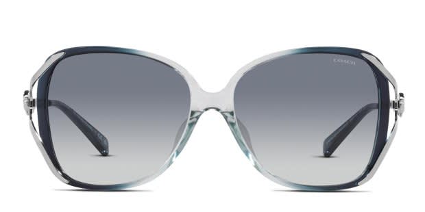 Coach HC8372BU Blue, Clear Prescription Sunglasses - 50% Off  display picture 3