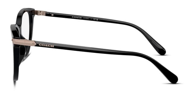Black coach best sale glasses