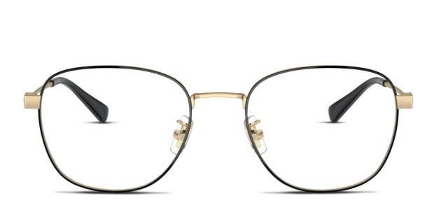 Coach gold frame glasses sales