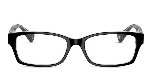 Coach Black Women\'s Rectangular Eyeglasses Amazon.com: COACH HC6275U Universal Fit Prescription Eyewear  main image 3