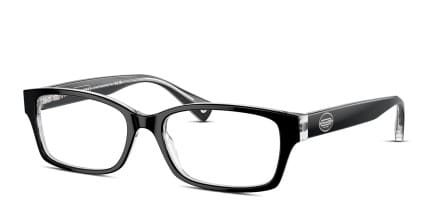 Coach HC6040 Brooklyn Black, Clear glasses - Black / Clear - Angle View