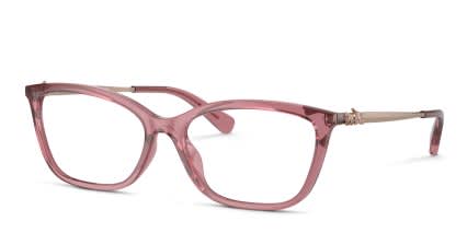 Coach HC6146U Clear, Red glasses - Pink - Angle View
