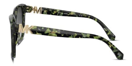 Michael Kors MK2201 Malia Green, Tortoise glasses - Green / Tortoise - Side View