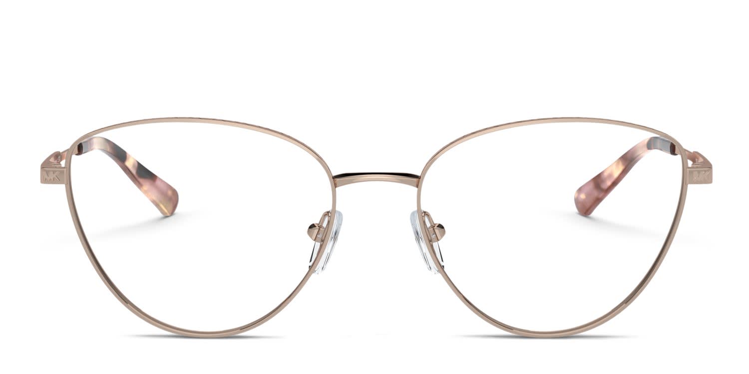 Michael Kors MK3070 Crested Butte Pink, Gold glasses - Pink / Gold - Frontal View