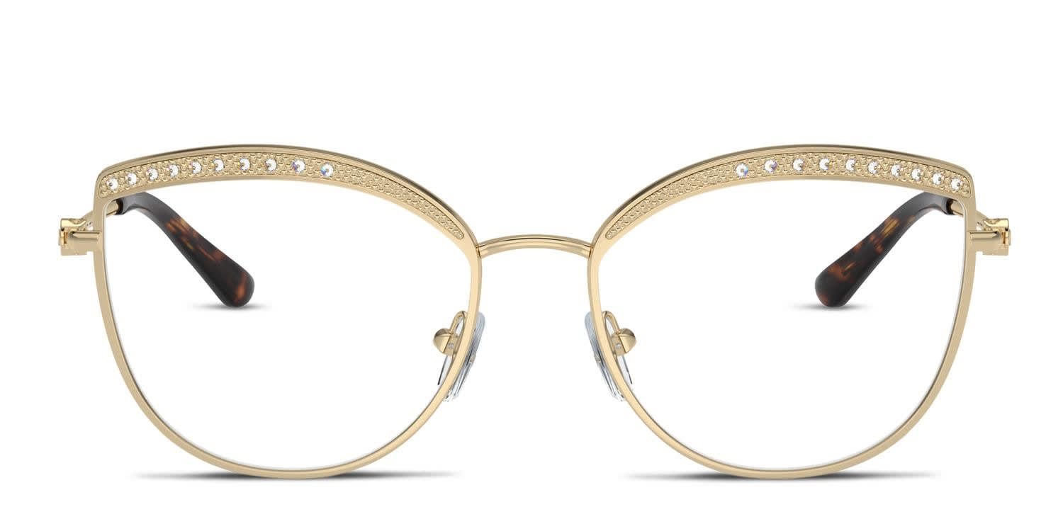 Balenciaga BB0015O Gold Eyeglasses | Includes FREE Rx Lenses Balenciaga BB0015O Gold Eyeglasses | Includes FREE Rx Lenses
