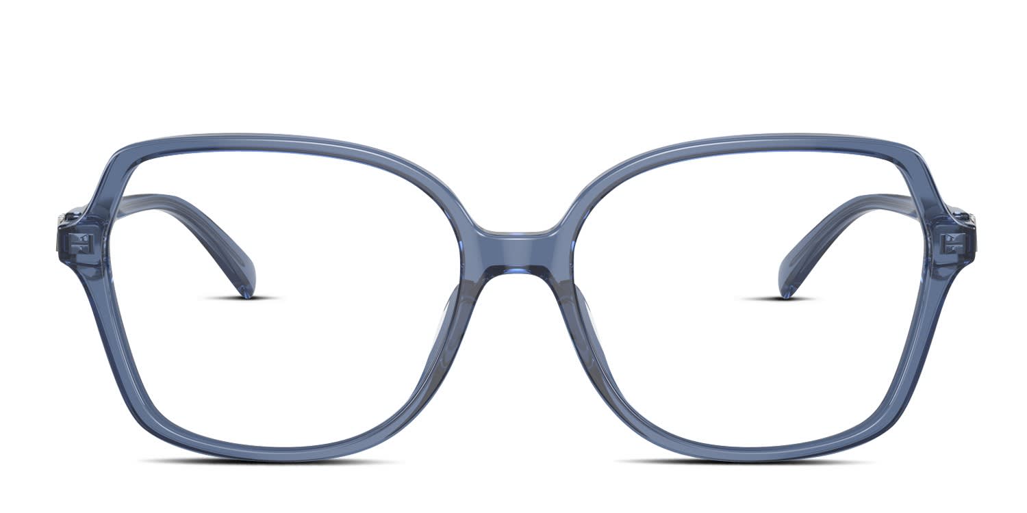 Michael Kors MK4111U Bernal Blue, Clear glasses - Blue / Clear - Frontal View