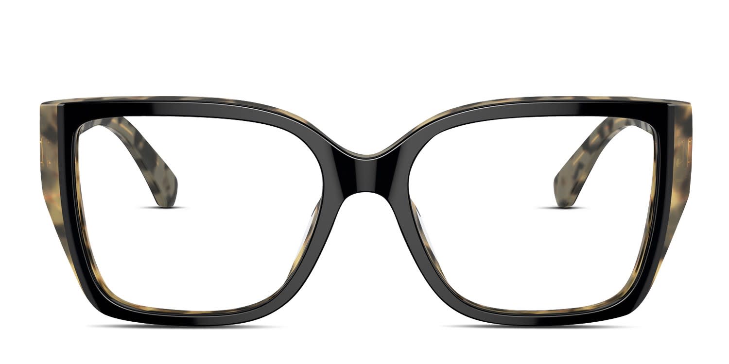 Michael Kors MK4115U Castello Black, Brown, Tortoise glasses - Black / Brown / Tortoise - Frontal View