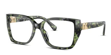 Michael Kors MK4115U Castello Green, Tortoise glasses - Green / Tortoise - Angle View