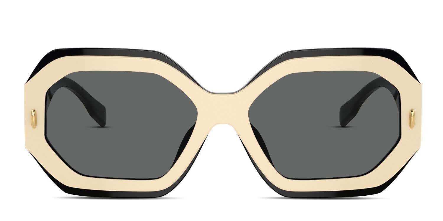 Tory Burch TY7192U White, Black glasses - White / Black - Frontal View