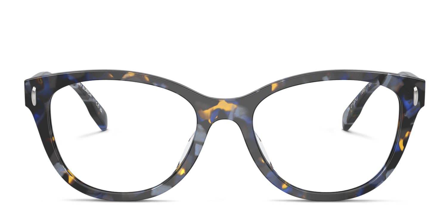 Tory Burch TY2137U Blue, Tortoise glasses - Blue / Tortoise - Frontal View