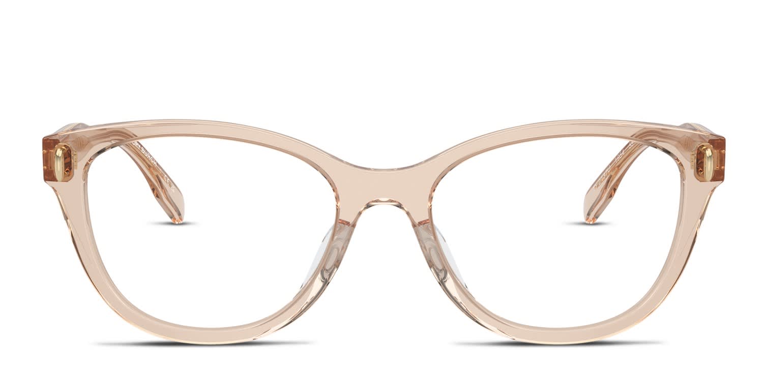 Tory Burch TY2137U Clear, Brown glasses - Clear / Brown - Frontal View