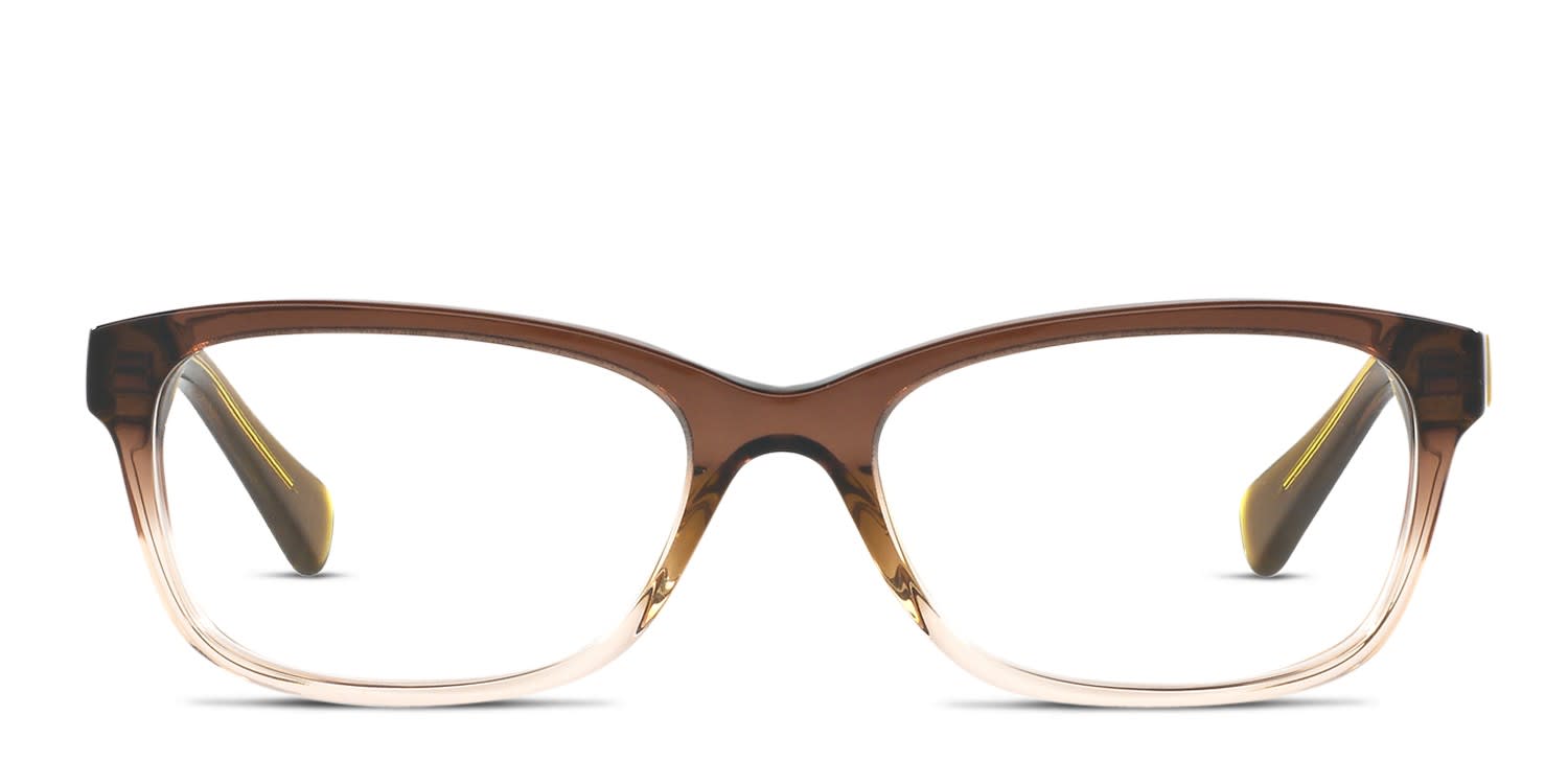 Coach HC6089 Brown, Green, Clear glasses - Brown / Green / Clear - Frontal View