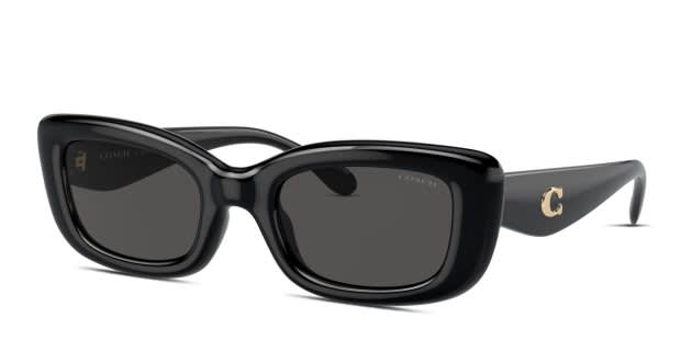 Coach HC8390U Shiny Black Prescription Sunglasses