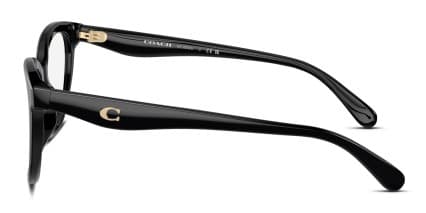 Coach HC6232U Black glasses - Black - Side View