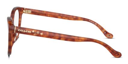 Coach HC6234U Gold, Tortoise glasses - Gold / Tortoise - Side View