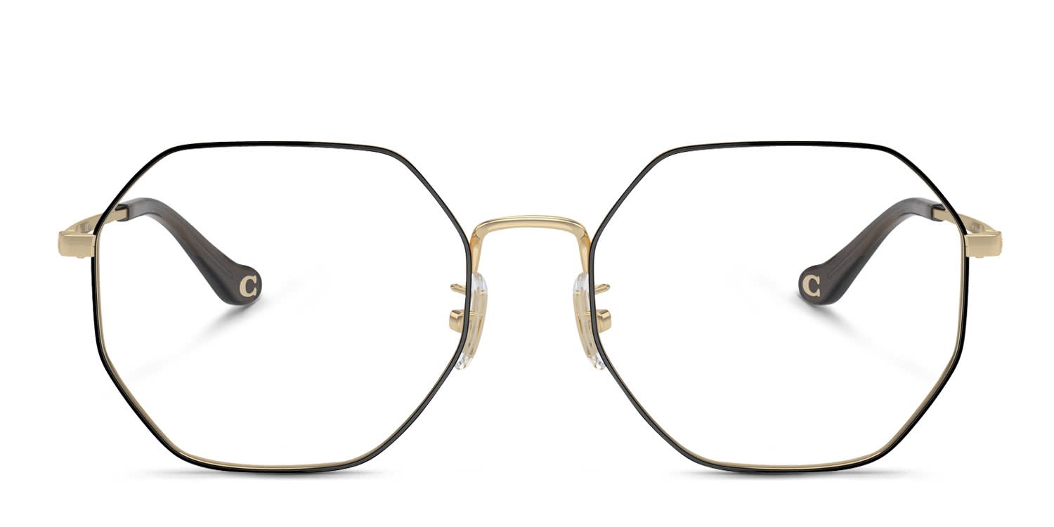 レア！新品COACH スター  パース Coach HC5174D gold , black frame