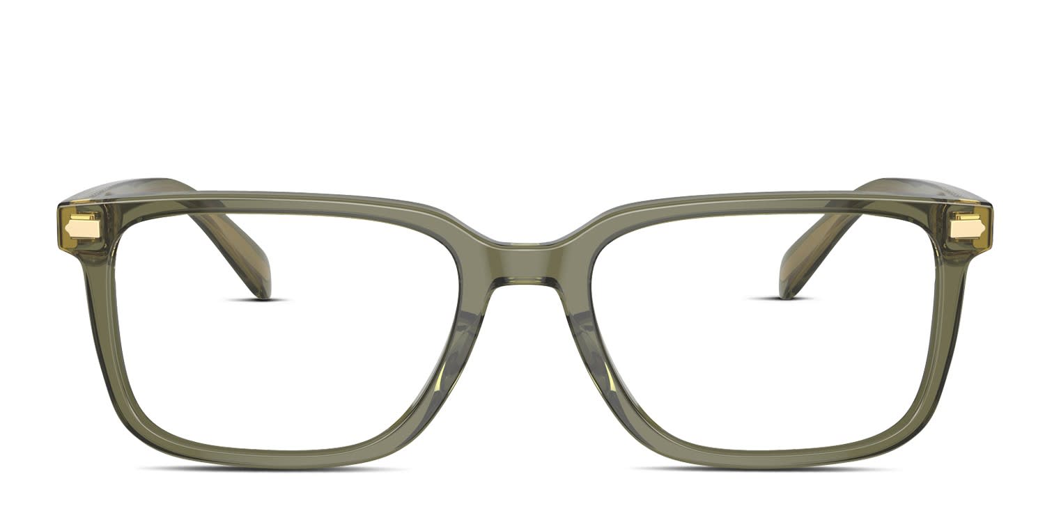 Coach HC6239U Clear, Green glasses - Clear / Green - Frontal View