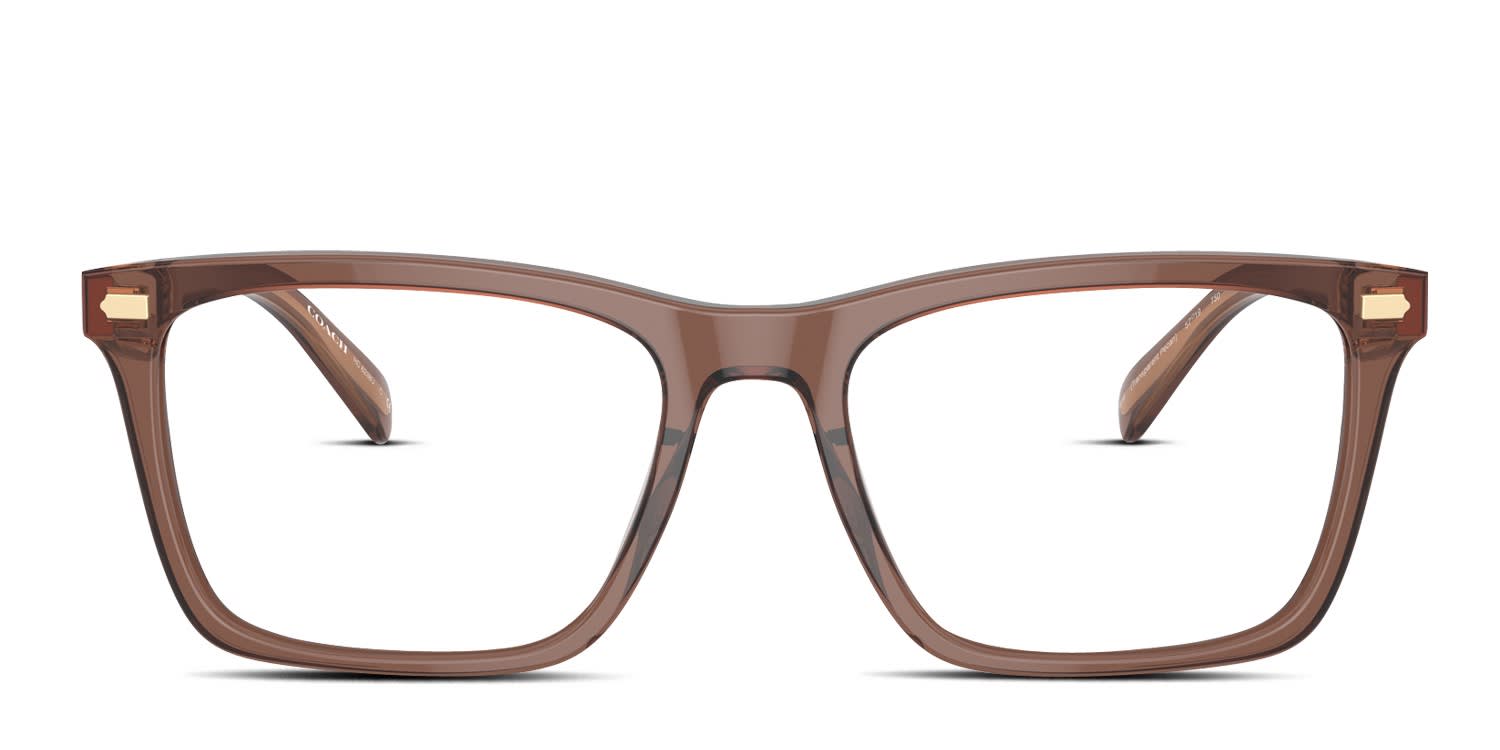 Coach HC6238U Brown glasses - Brown - Frontal View