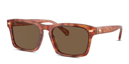 Coach HC8397U Tortoise glasses - Tortoise - Angle View