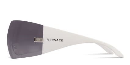Versace VE2054 Black w/White glasses - Black / White - Side View