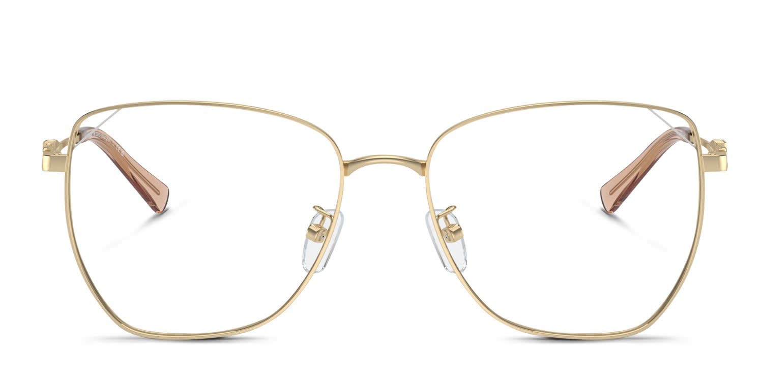 Quay Jezabell Texture Gold Eyeglasses | Includes FREE Rx Lenses