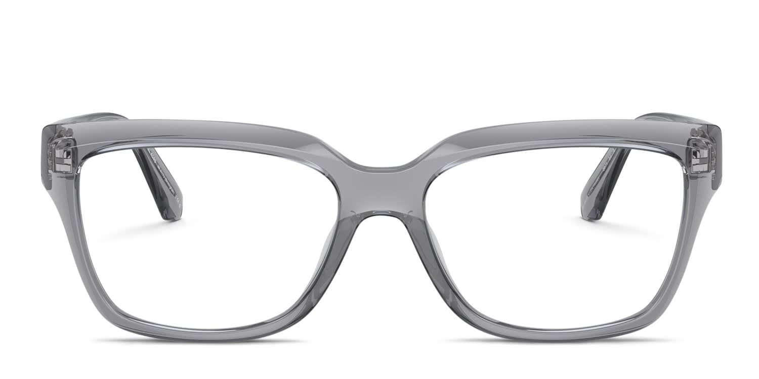 Michael Kors MK4117U Birmingham Gray, Clear glasses - Gray / Clear - Frontal View