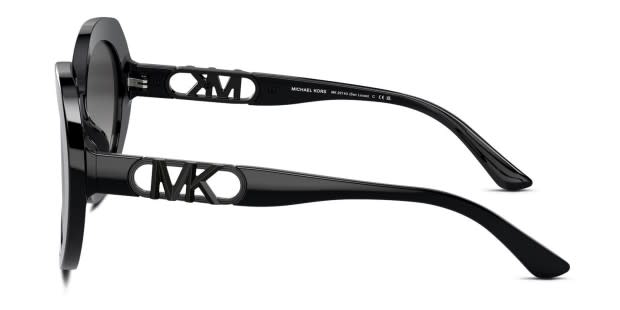 Michael Kors MK2214U San Lucas Shiny Black Prescription Sunglasses 