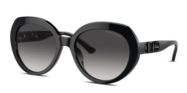 Michael Kors MK2214U San Lucas Shiny Black Prescription Sunglasses 