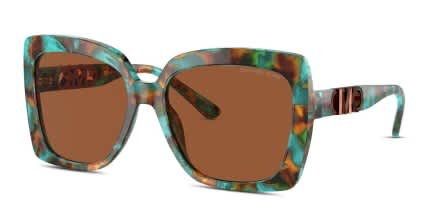 Michael Kors MK2213 Nice Tortoise, Green glasses - Tortoise / Green - Angle View