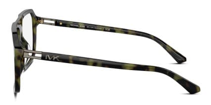 Michael Kors MK4123U Montreux Green, Tortoise glasses - Green / Tortoise - Side View