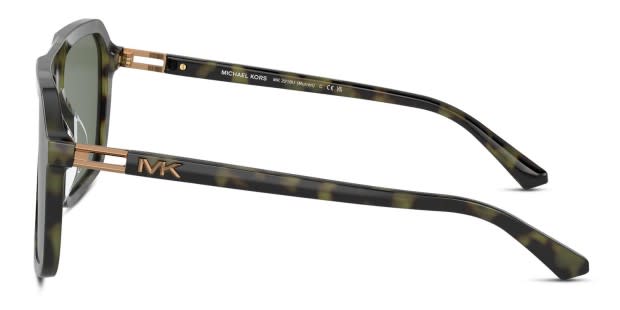 Michael Kors MK2218U Murren Tortoise, Green Prescription Sunglasses