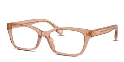 Tory Burch TY2144U Clear, Brown glasses - Clear / Brown - Angle View