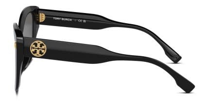 Tory Burch TY7198U Black glasses - Shiny Black - Side View