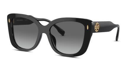 Tory Burch TY7198U Black glasses - Shiny Black - Angle View