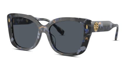 Tory Burch TY7198U Blue, Tortoise glasses - Blue / Tortoise - Angle View