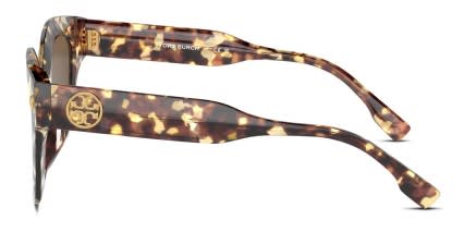 Tory Burch TY7201U Tortoise, Yellow glasses - Tortoise / Yellow - Side View