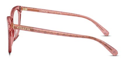 Coach HC6222U Pink glasses - Pink - Side View