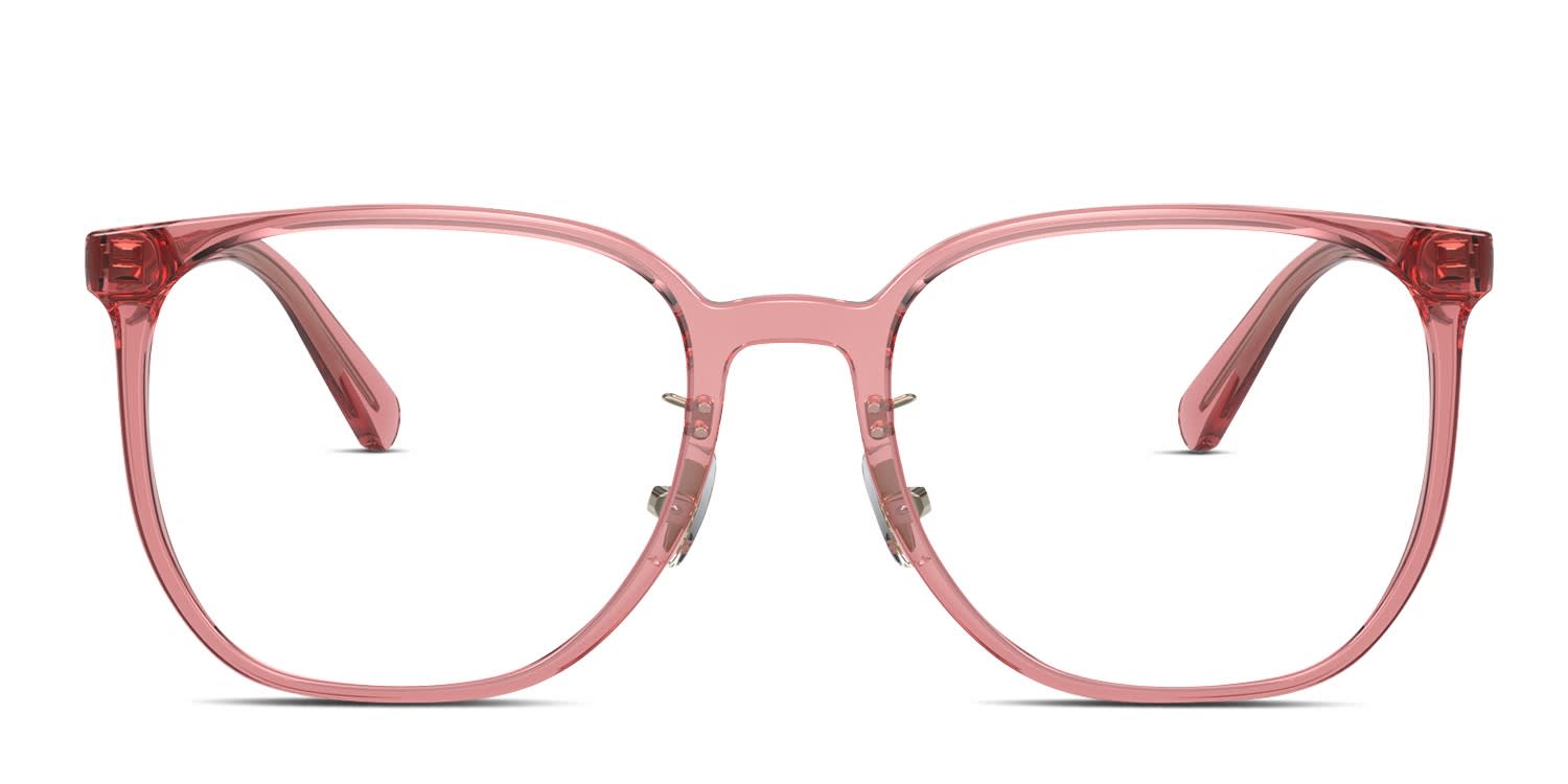Coach HC6215D Clear, Red glasses - Clear / Red - Frontal View