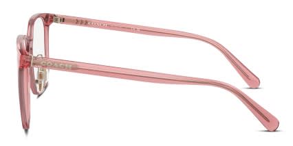 Coach HC6215D Clear, Red glasses - Clear / Red - Side View