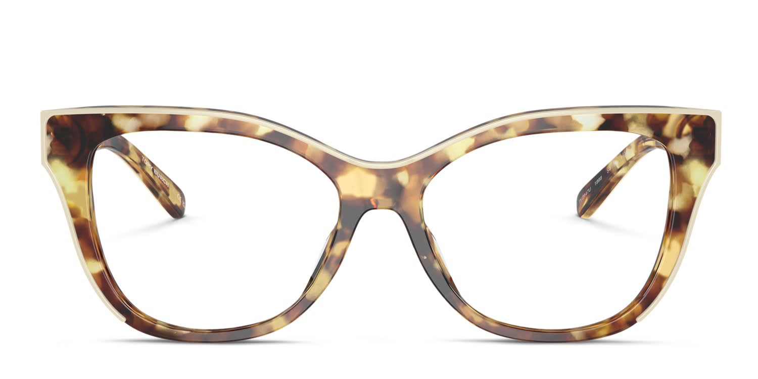 Tory Burch TY2147U Tortoise, White glasses - Tortoise / White - Frontal View